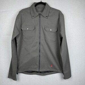 Chrome Industries Ike Windshirt Mens L Gray Utility Jacket Shacket Huckberry
